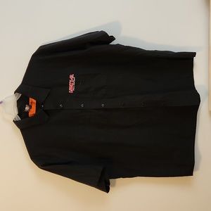 Mens Lucky13 Full Kustom " Mr Horsepower " short sleeve button up shirt